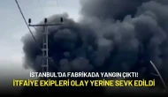 İstanbul’da Fabrikada Yangın Çıktı! İtfaiye Ekipleri Olay Yerine Sevk Edildi