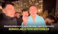 Öğrencilerden KYK'da Su Kesintisine Yaratıcı Protesto! Bornozlarla Tepki Gösterdiler