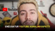 Enes Batur YouTube Kanalını Kapattı