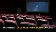 Kültür ve Turizm Bakanı Ersoy'dan Sinema Bileti Kampanyası!