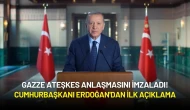 Gazze Ateşkes Anlaşmasını İmzaladı! Cumhurbaşkanı Erdoğan'dan İlk Açıklama