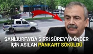 Şanlıurfa'da Sırrı Süreyya Önder İçin Asılan Pankart Söküldü