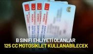 B Sınıfı Ehliyetlilere Müjde: 125 CC Motosiklet Kullanımı Artık Mümkün!