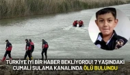 Adana'da Yürek Yakan Olay: 7 Yaşındaki Cumali Sulama Kanalında Ölü Bulundu