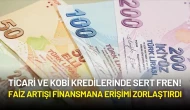 Ticari ve KOBİ Kredilerinde Sert Fren! Faiz Artışı Finansmana Erişimi Zorlaştırdı