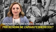 DEM Parti Sözcüsü Ayşegül Doğan Açıkladı: PKK Kendini Ne Zaman Feshedecek?