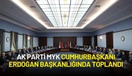 AK Parti MYK Cumhurbaşkanı Erdoğan Başkanlığında Toplandı: Gündem Oldukça Yoğun