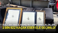 İstanbul’da Tarihi Eser Operasyonu: Sultan Abdülhamid'in Fermanını Çaldılar!