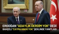 Erdoğan “Adaylık Derdim Yok” Dedi: Bahçeli “Cayma Hakkı Yok" Şeklinde Yanıtladı
