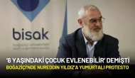 Boğaziçi’nde Nureddin Yıldız’a Yumurtalı Protesto: ‘6 Yaşındaki Çocuk Evlenebilir’