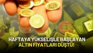 Altın Fiyatlarında Sürpriz Gelişme! Haftaya Yükselişle Başlayan Altın Düştü