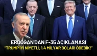 Erdoğan'dan F-35 Açıklaması: “Trump İyi Niyetli, 1.4 Milyar Doları Ödedik!”