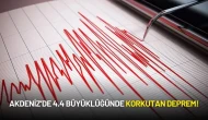 Akdeniz’de 4.4 Büyüklüğünde Korkutan Deprem!