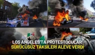 Los Angeles’ta Göçmen Protestoları Alevlendi: Sürücüsüz Taksiler Ateşe Verildi!