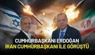 Cumhurbaşkanı Erdoğan İran Cumhurbaşkanı Pezeşkiyan ile Görüştü