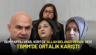 DEM Partili Vekil Meclis'te Kürtçe 'Allah Belanızı Versin' Dedi, Ortalık Karıştı