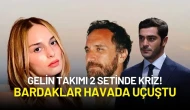 Gelin Takımı 2 Setinde Kriz! Nilperi Şahinkaya ile Fırat Çelik Arasında Bardaklar Havada Uçuştu