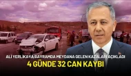 Ali Yerlikaya Kurban Bayramı Trafik Kazaları Raporunu Açıkladı: 4 Günde 32 Can Kaybı
