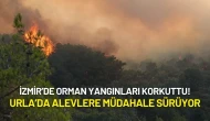 İzmir’de Orman Yangınları Korkuttu! Urla’da Alevlere Müdahale Sürüyor