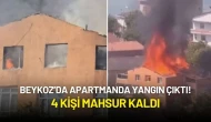 Beykoz’da Apartmanda Yangın Çıktı! 4 Kişi Mahsur Kaldı