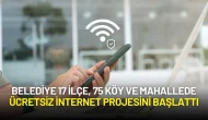 Belediye 17 İlçe, 75 Köy ve Mahallede Ücretsiz İnternet İmkanı Sunuyor!