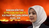 Bakan Göktaş Duyurdu: Yangın Bölgelerine 12 Milyon TL Destekte Bulunuldu