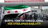 Suriye, Türk Vatandaşlarına Vize Uygulamasını Başlattı
