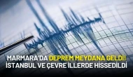 Marmara’da Deprem Meydana Geldi! İstanbul ve Çevre İllerde Hissedildi