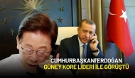Cumhurbaşkanı Erdoğan'dan Güney Kore Lideri ile Görüştü