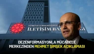 Dezenformasyonla Mücadele Merkezinden Mehmet Şimşek Açıklaması
