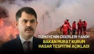 Bakan Murat Kurum'dan Yangın Hasar Tespiti Açıklaması