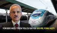 Türkiye Demir Yolu Ulaşımında Dev Adım! Yüksek Hızlı Tren Yolcu Sayısı 100 Milyonu Aştı