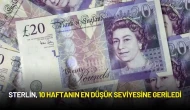 Sterlin, 10 Haftanın En Düşük Seviyesine Geriledi