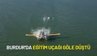 Burdur'da Eğitim Uçağı Karacaören Baraj Gölü'ne Düştü