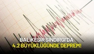 Balıkesir Sındırgı’da 4.2 Büyüklüğünde Deprem!