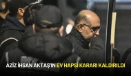 Aziz İhsan Aktaş'ın Ev Hapsi Kararı Kaldırıldı