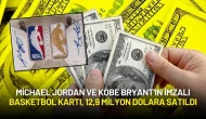 Michael Jordan ve Kobe Bryant'ın İmzalı Basketbol Kartı, 12,9 Milyon Dolara Satıldı