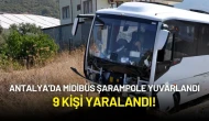 Antalya’da Midibüs Şarampole Yuvarlandı: 9 Kişi Yaralandı!