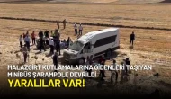 Malazgirt Kutlamalarına Gidenleri Taşıyan Minibüs Şarampole Devrildi: Yaralılar Var!