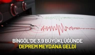 Bingöl’de 3.9 Büyüklüğünde Deprem Meydana Geldi