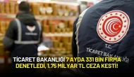 Bakanlık Açıkladı: 7 Ayda 331 Bin Firma Denetlendi, 1.75 Milyar TL Ceza Kesildi!