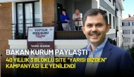 Bakan Kurum, "Yarısı Bizden" Kampanyası ile Avcılar'daki 40 Yıllık Binaları Yeniledi