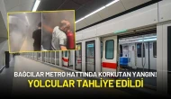Bağcılar Metro Hattında Korkutan Yangın! Yolcular Tahliye Edildi