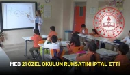 MEB, Mevzuata Aykırı 21 Özel Okulun Ruhsatını İptal Etti