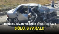 Erzincan-Sivas Yolunda Korkunç Kaza: 3 Ölü, 6 Yaralı