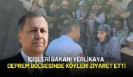 İçişleri Bakanı Yerlikaya Deprem Bölgesinde Köyleri Ziyaret Etti