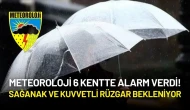 Meteoroloji 6 Kentte Alarm Verdi! Sağanak ve Kuvvetli Rüzgar Bekleniyor