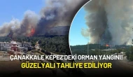Çanakkale Kepez’deki Orman Yangını! Güzelyalı Tahliye Ediliyor