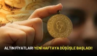 Altın Fiyatları Yeni Haftaya Düşüşle Başladı!