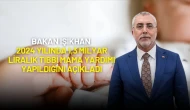 Bakan Işıkhan Açıkladı: 2024 Yılında 1,3 Milyar Liralık Tıbbi Mama Yardımı Yapıldı